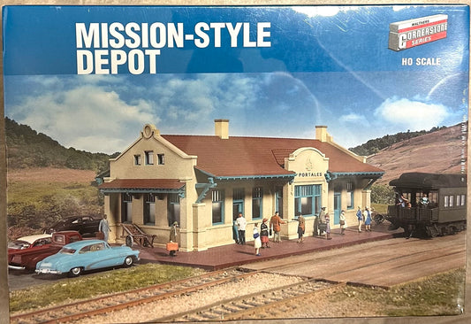 Walthers 933-2920 HO Scale Mission-Style Depot Kit
