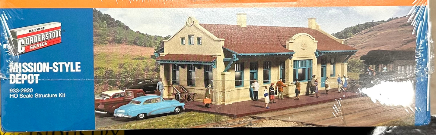 Walthers 933-2920 HO Scale Mission-Style Depot Kit