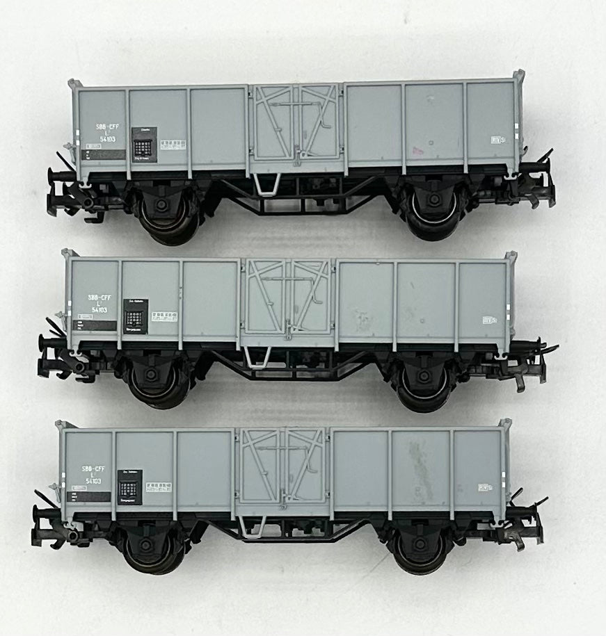 Marklin HO Scale 4430 Gondola With Sand Load 3 Cars