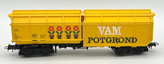 ROCO HO Scale 4368 NS Railway Bogie Compost Wagon