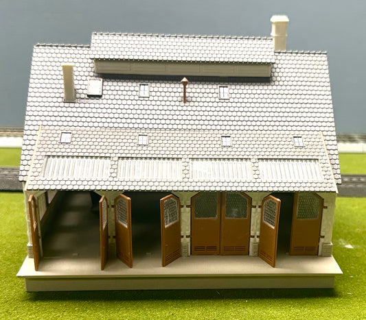 Vollmer 47545 HO Scale Half Timber Framed Freight Shed/Warehouse Fully Assembled
