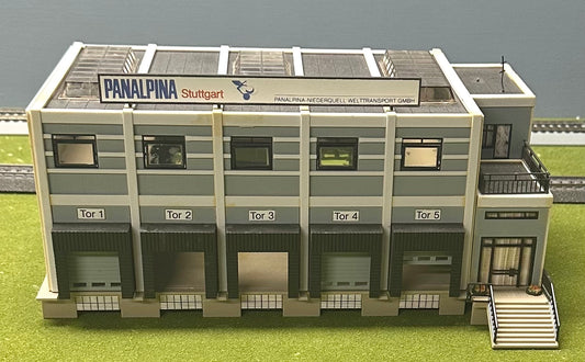 Vollmer 45605 HO Scale PanalPina Warehouse Stuttgart Fully Assembled