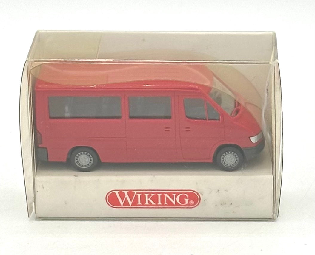 Wiking 2810120 Ho Scale Mercedes Benz Sprinter Red Minibus