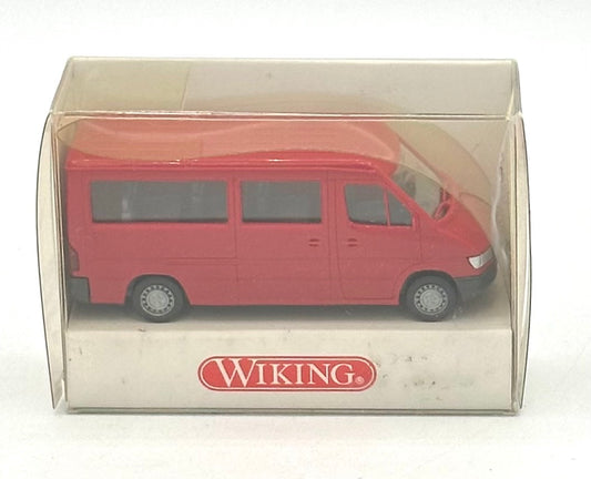 Wiking 2810120 Ho Scale Mercedes Benz Sprinter Red Minibus