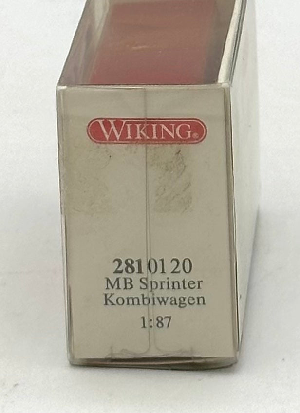 Wiking 2810120 Ho Scale Mercedes Benz Sprinter Red Minibus