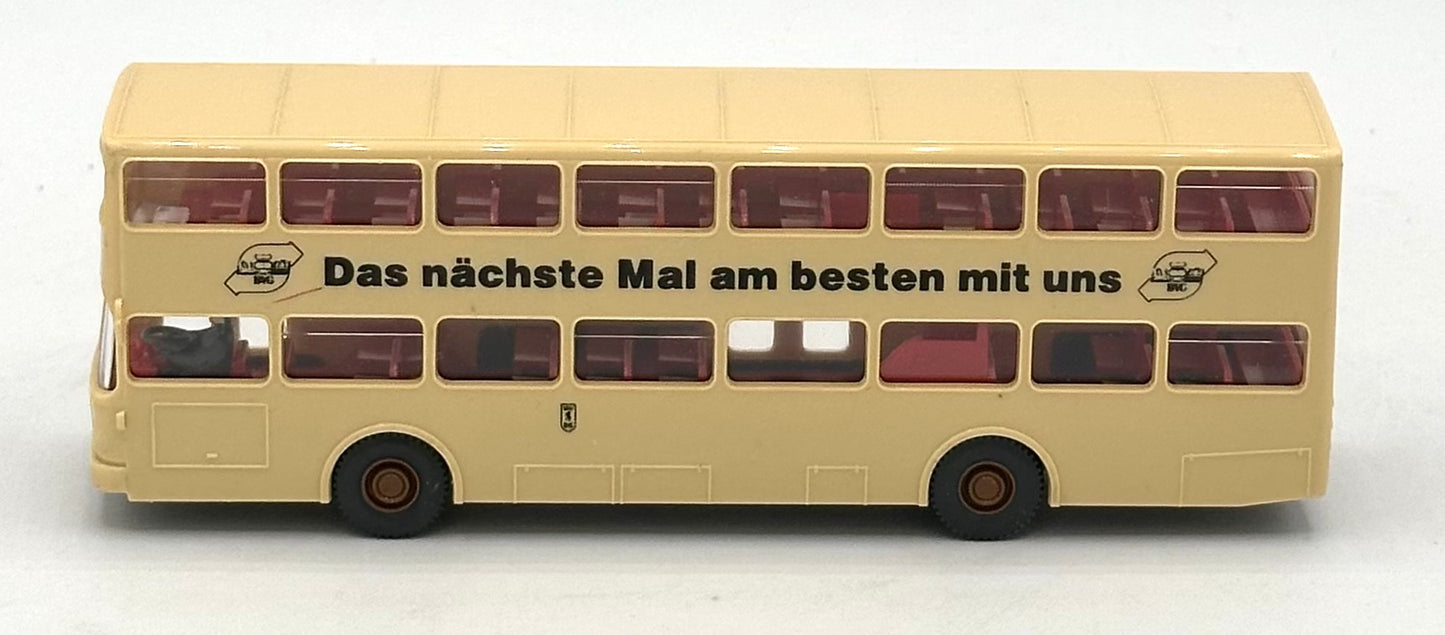 Wiking  24730 HO Scale Man SD200 Berlin Double Decker Bus