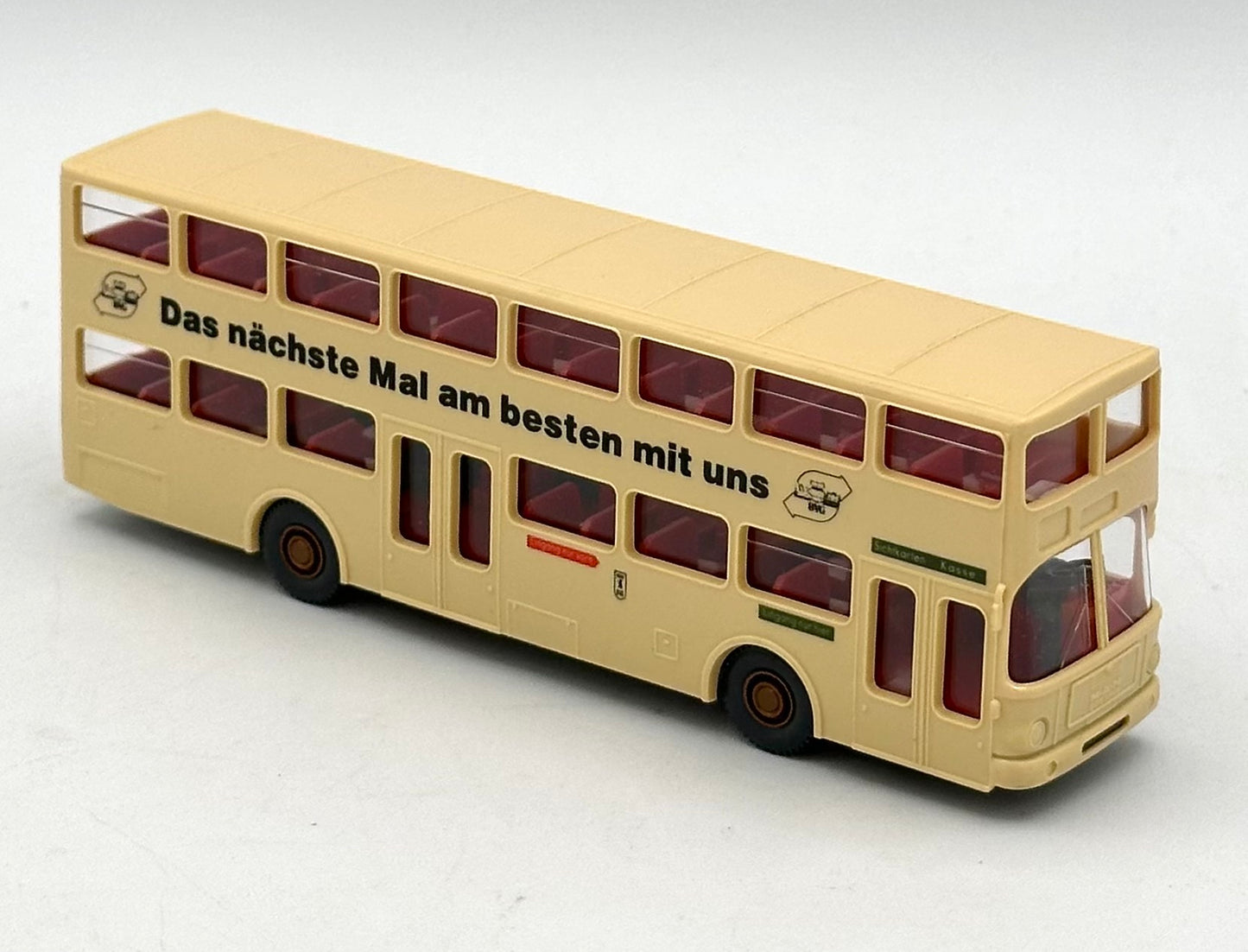 Wiking  24730 HO Scale Man SD200 Berlin Double Decker Bus