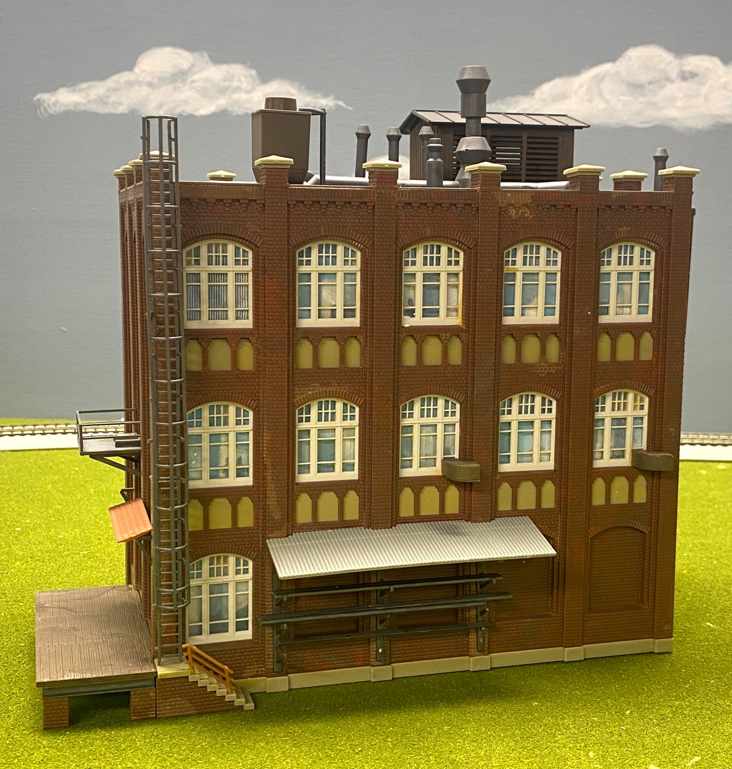 Kibri HO Scale 39814 Factory Complex Fully Assembled