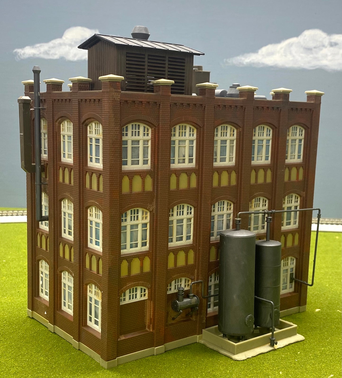 Kibri HO Scale 39814 Factory Complex Fully Assembled