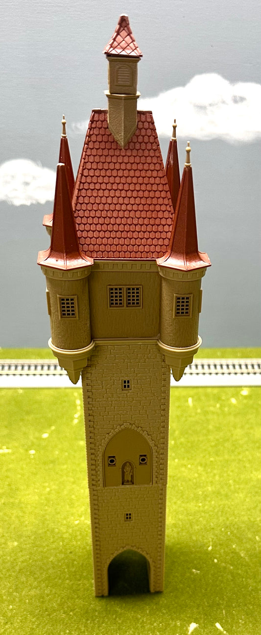 Vollmer 3900 HO Scale City Tower Rothenburg Germany Fully Assembled