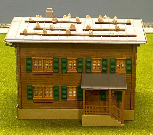 Kibri HO Scale 38031 3-Story Alpine House Fully Assembled
