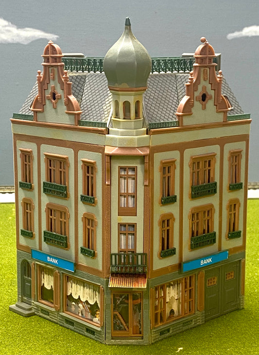 Faller HO Scale 130220 Corner City Bank Fully Assembled