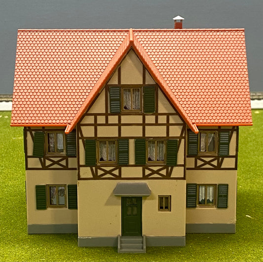 Faller HO Scale 130247 Half Timbered Two-Family House Fully Assembled