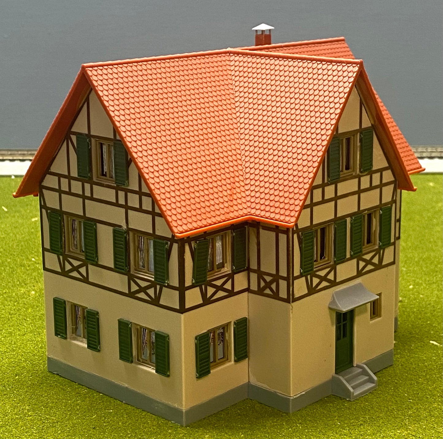 Faller HO Scale 130247 Half Timbered Two-Family House Fully Assembled