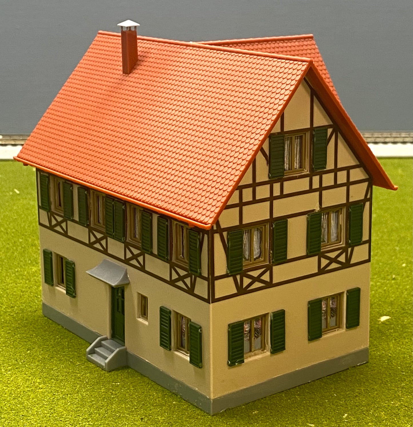 Faller HO Scale 130247 Half Timbered Two-Family House Fully Assembled