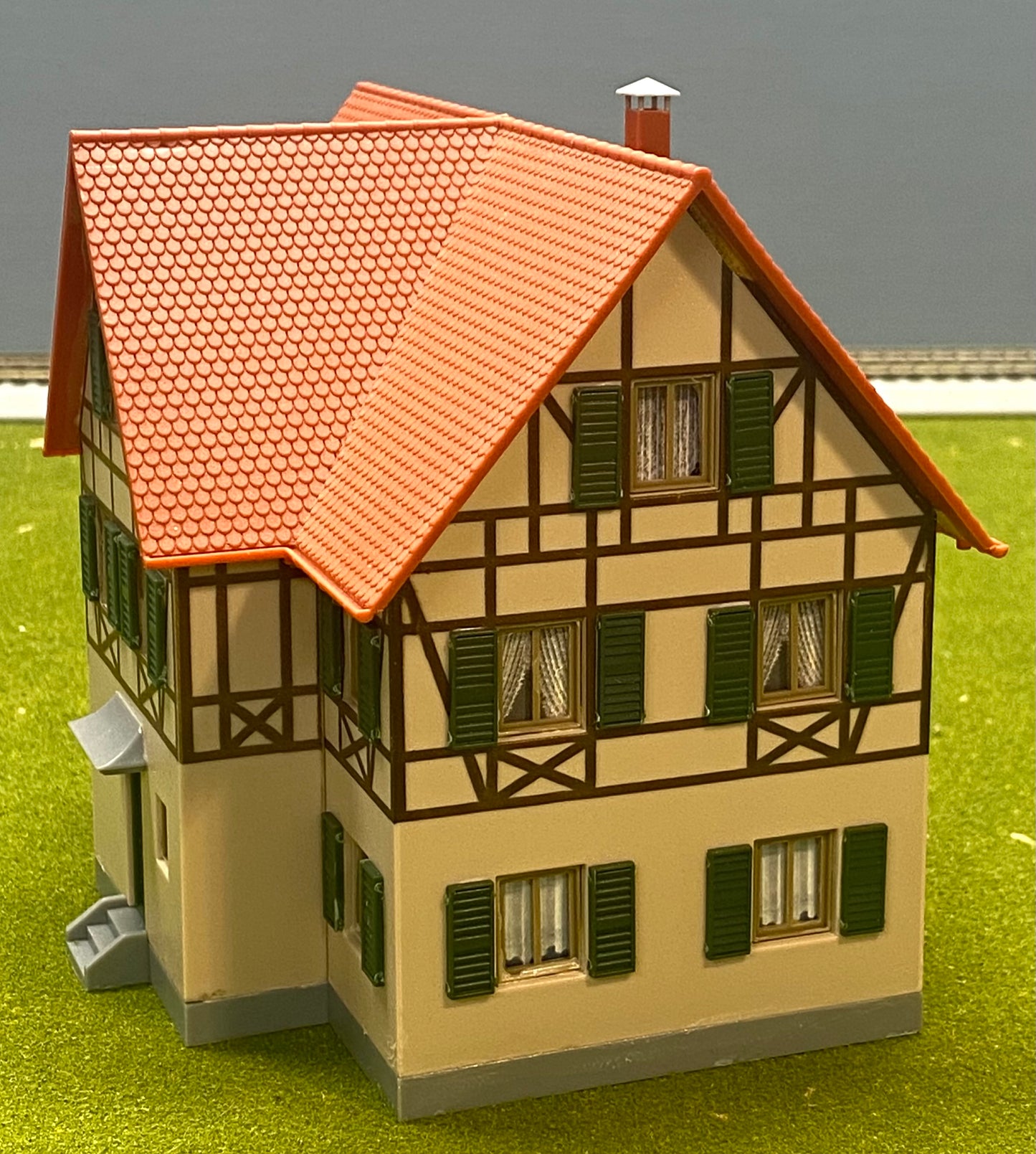 Faller HO Scale 130247 Half Timbered Two-Family House Fully Assembled