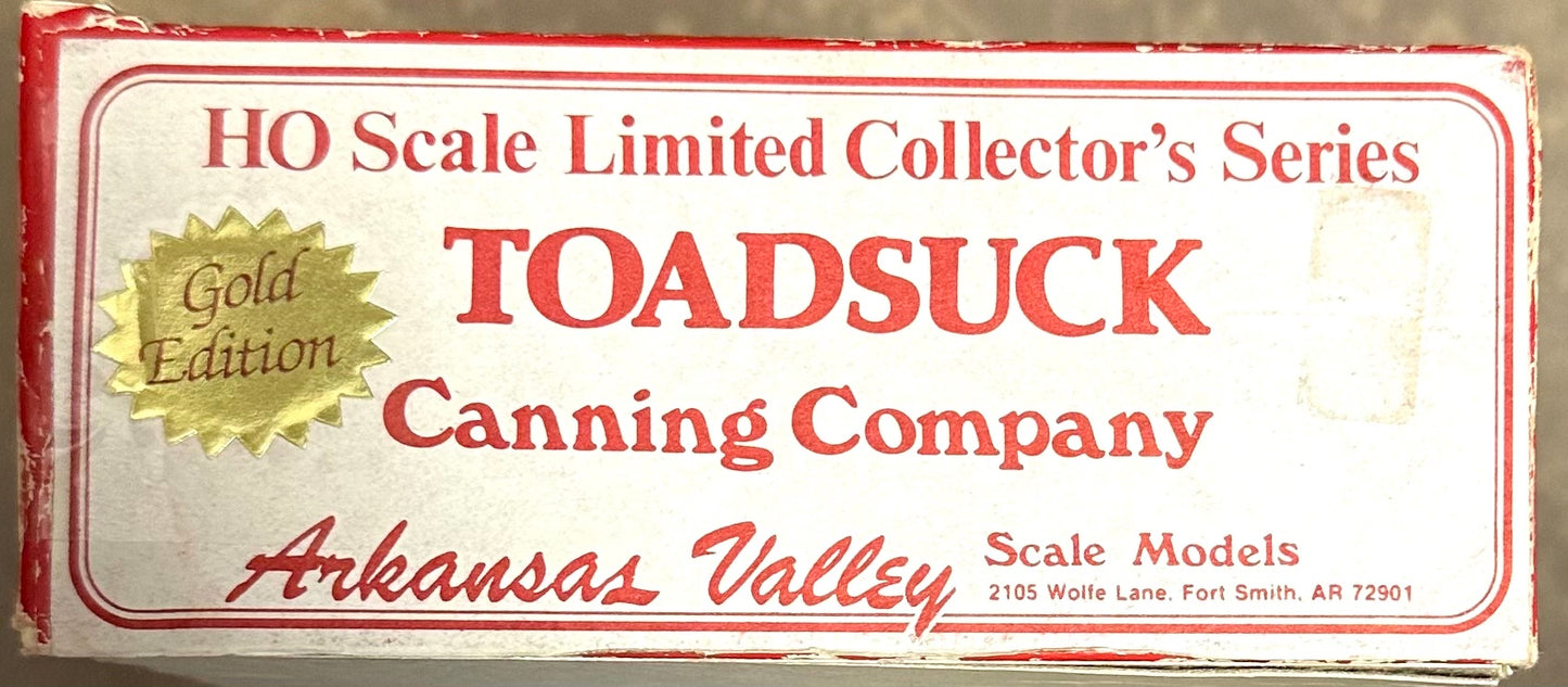 Arkansas Valley Scale Models HO Building Kit Limited Collectors Series Toadsuck Canning Co.