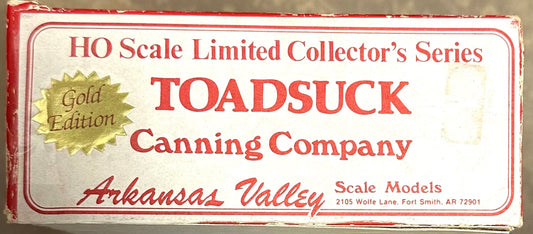 Arkansas Valley Scale Models HO Building Kit Limited Collectors Series Toadsuck Canning Co.