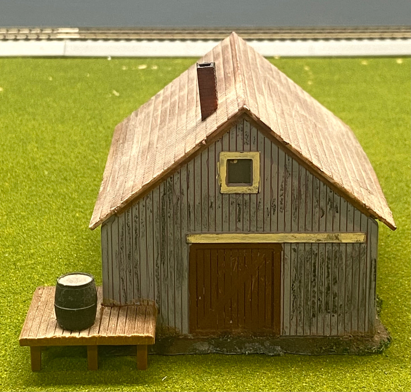 HO Scale Custom Built Painted/Weathered Warehouse Fully Assembled