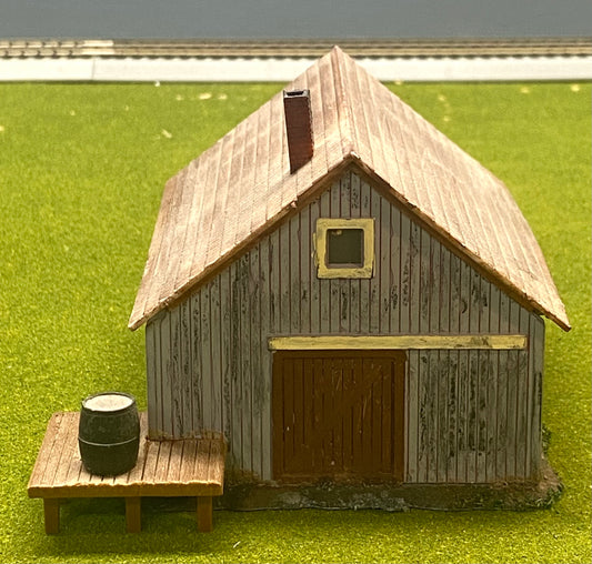 HO Scale Custom Built Painted/Weathered Warehouse Fully Assembled