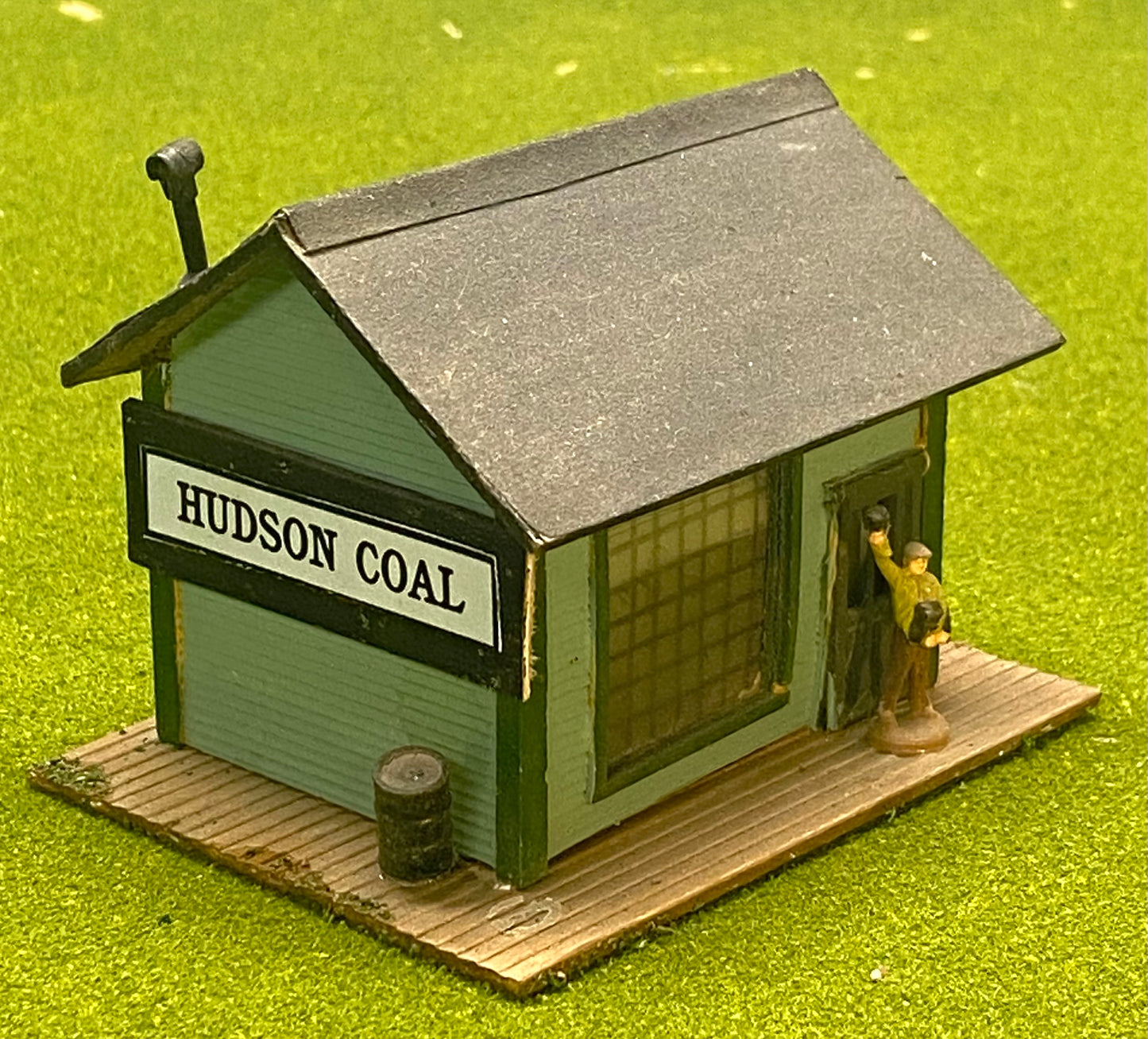 HO Scale Wood Custom Built Painted/Weathered "Hudson Coal "Office