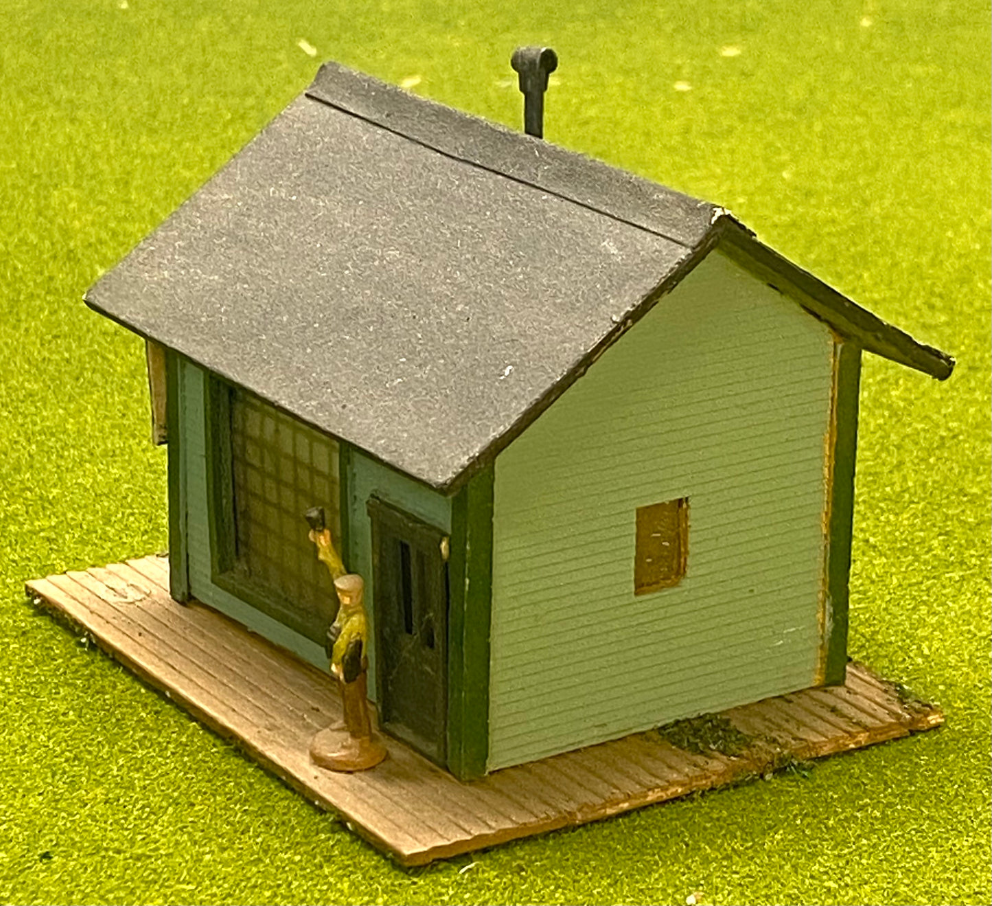 HO Scale Wood Custom Built Painted/Weathered "Hudson Coal "Office