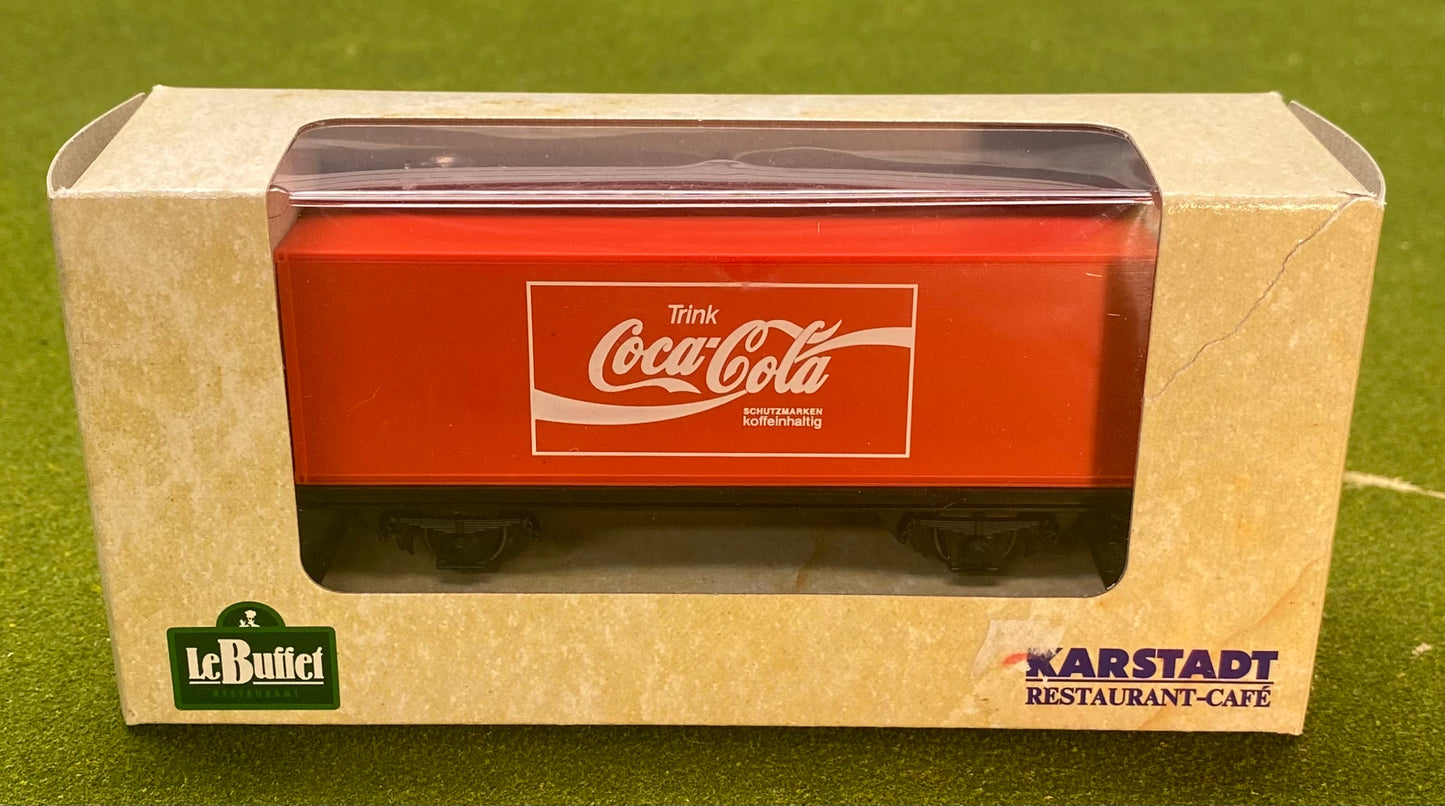 ROCO HO Scale VERY RARE Coca-Cola Box Car "Le Buffet"Series made For Karstadt Restaurants-Cafes