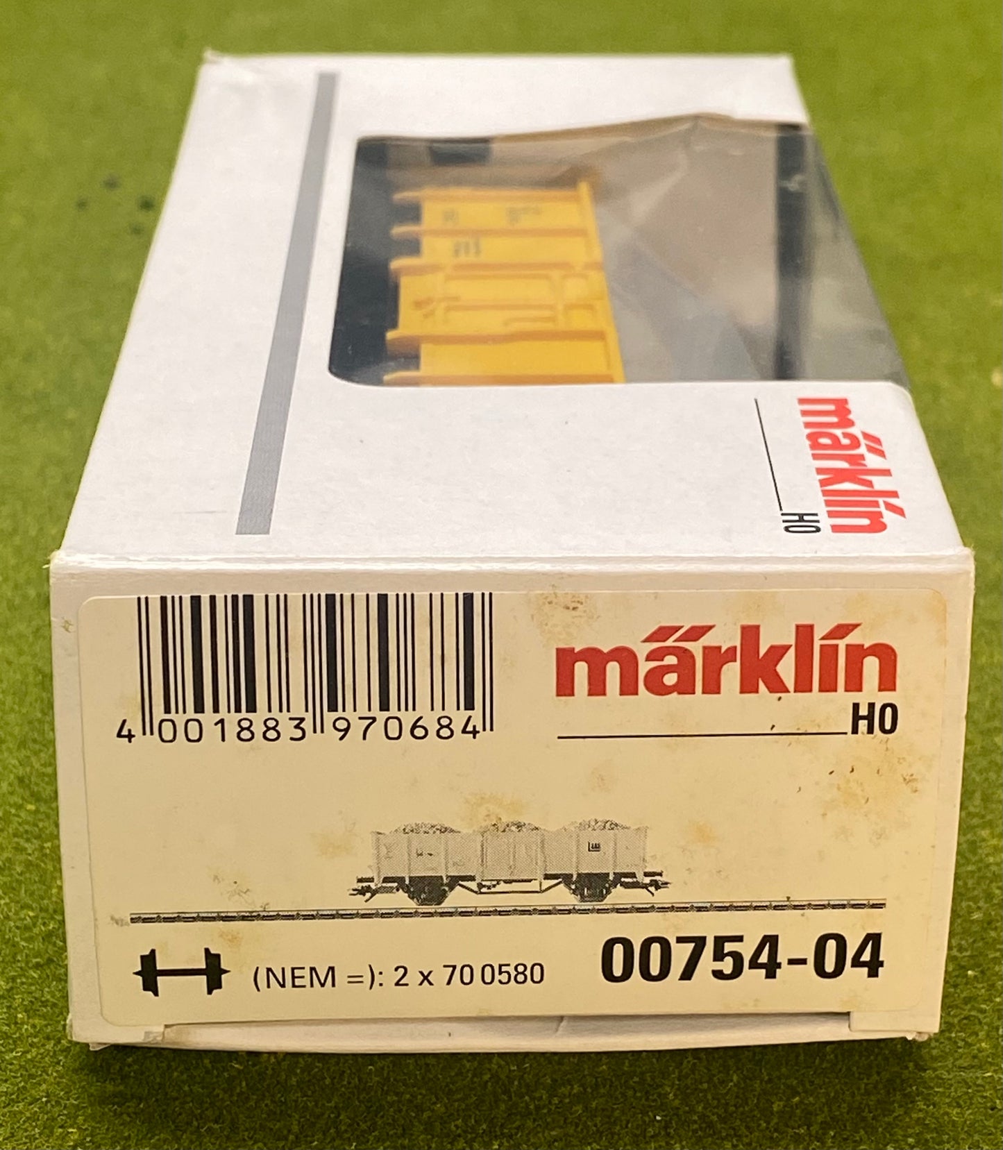 Marklin 00754-04 HO Scale DB Open High Sided Gondola W/ Load #500 0 703-4