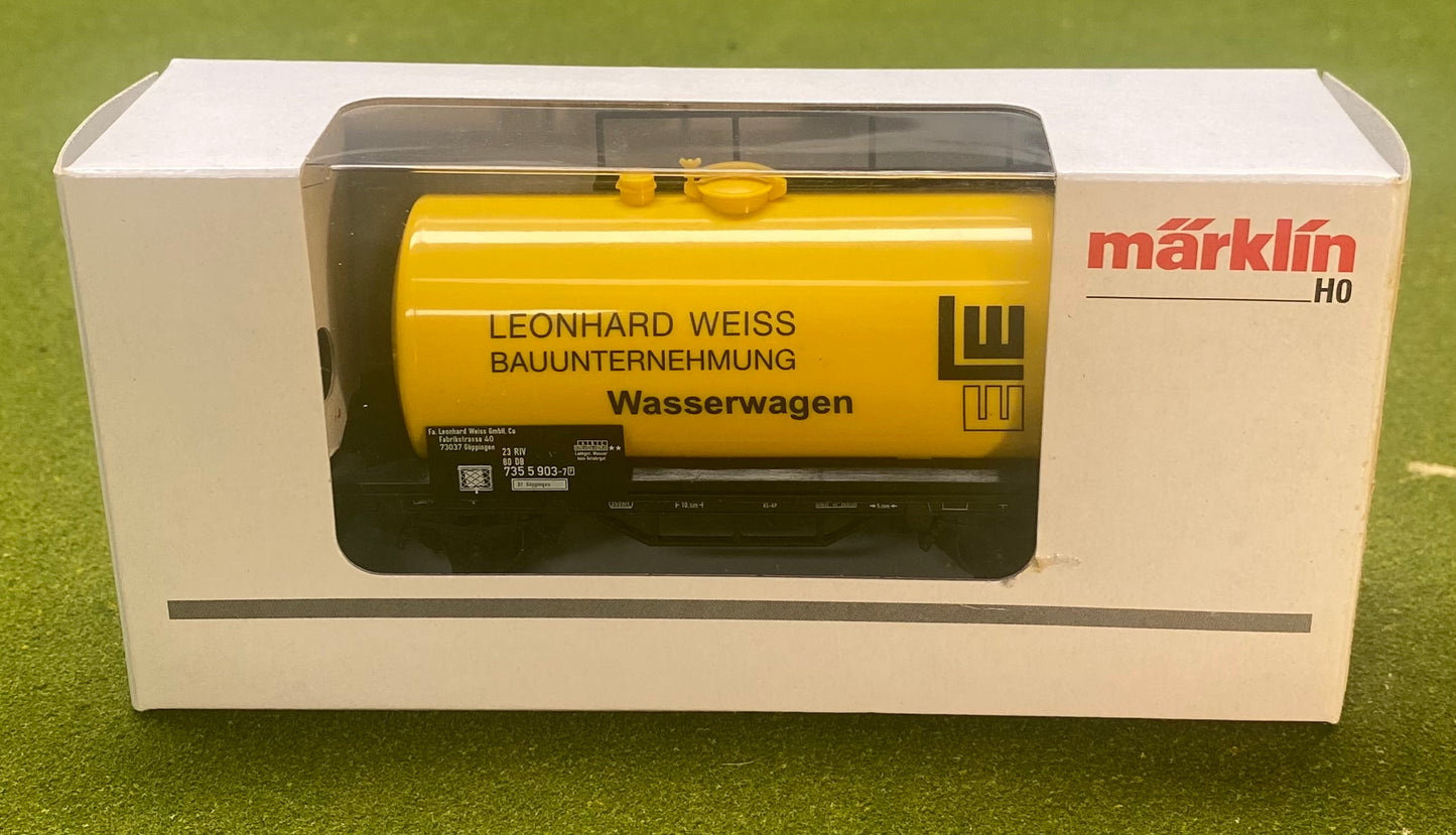 Marklin 00754-22 HO Scale "Leonard Weiss" Tank Car