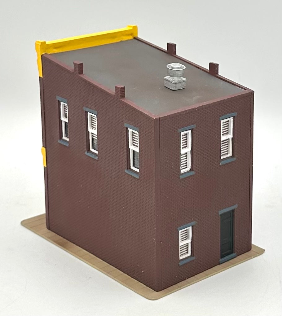 DPM HO Scale 2-Story Custom Painted "Hobby Store" Fully Assembled. Lighted