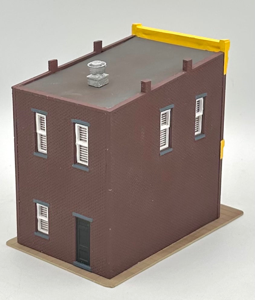 DPM HO Scale 2-Story Custom Painted "Hobby Store" Fully Assembled. Lighted