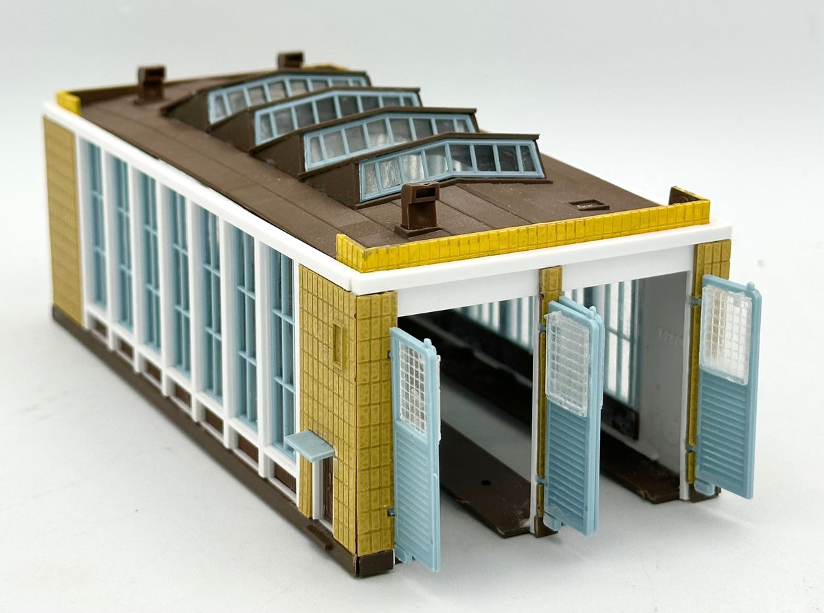 Vollmer N Scale 47605 Modern E-Loco Shed, Double Track Fully assembled