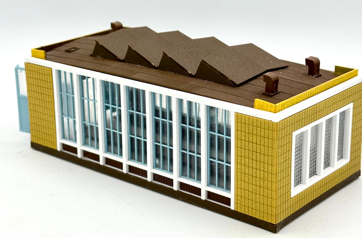Vollmer N Scale 47605 Modern E-Loco Shed, Double Track Fully assembled