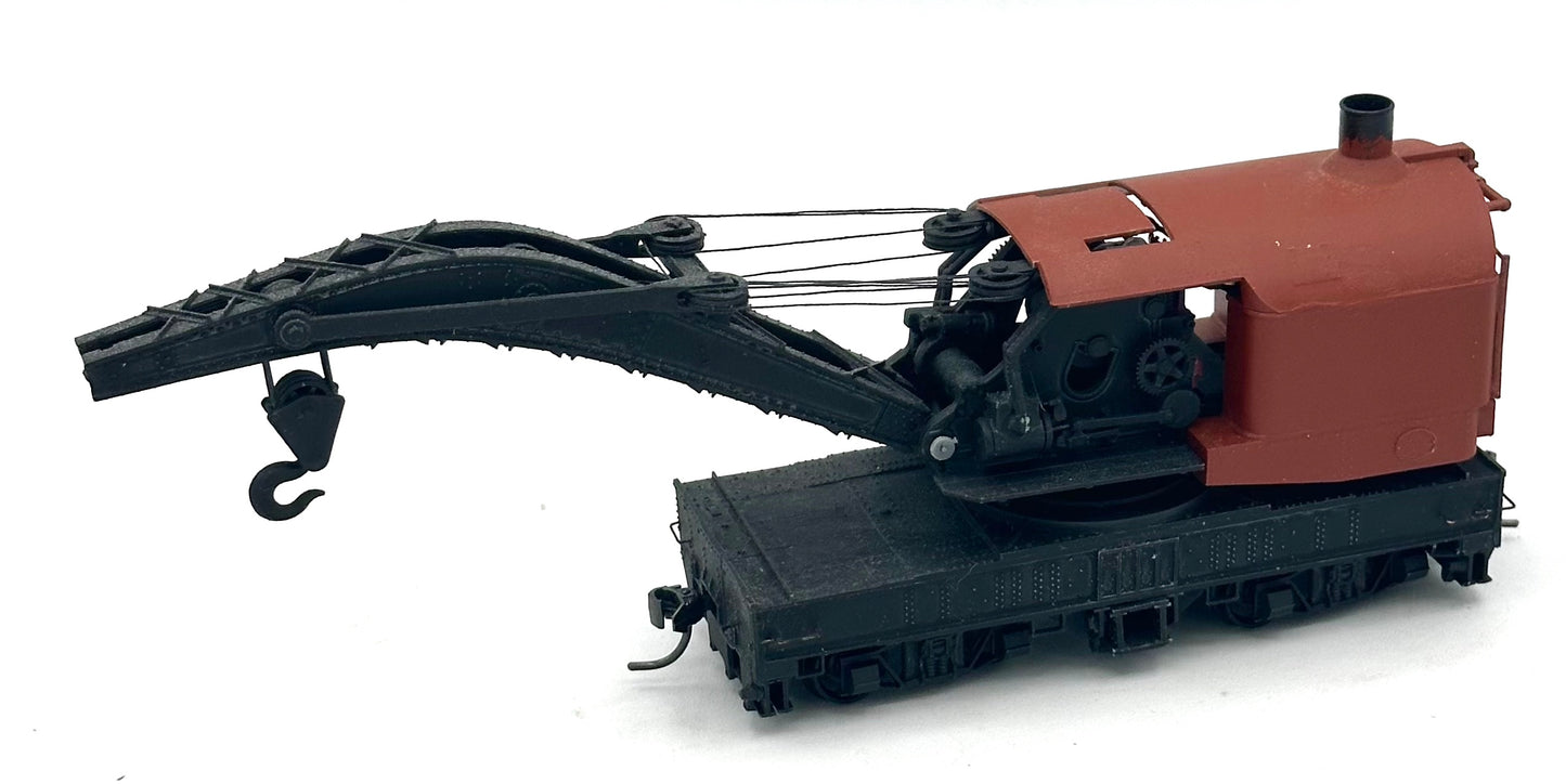 Tichy Train Group HO ScaleWrecking Crane Cab/Jib Move Fully Assembled