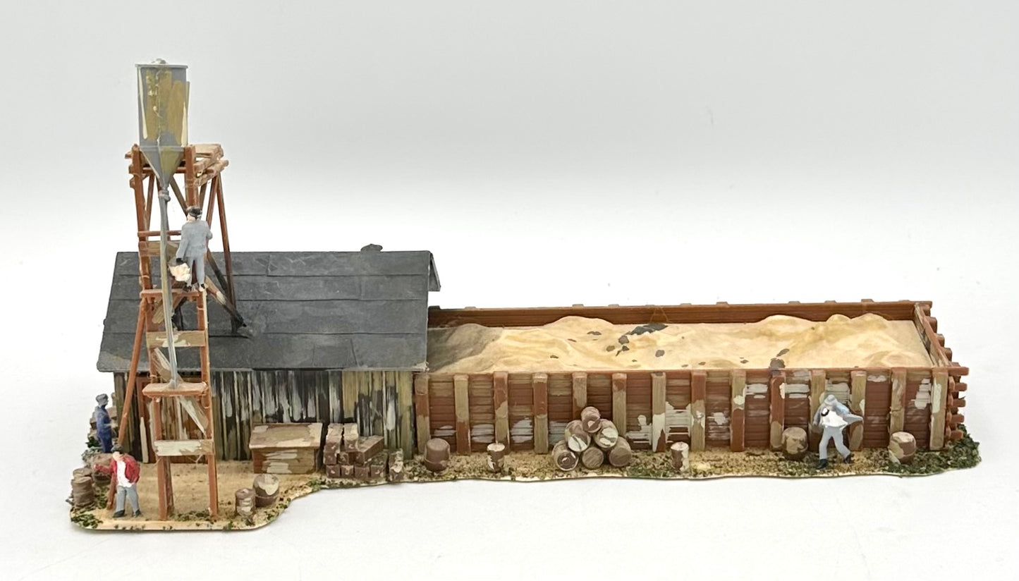 Pola HO Scale Custom Painted/Weathered Trackside Sandhouse Drying Facility
