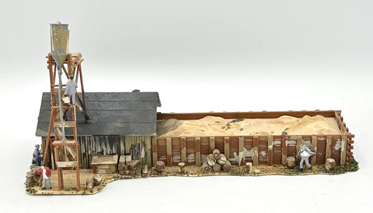 Pola HO Scale Custom Painted/Weathered Trackside Sandhouse Drying Facility