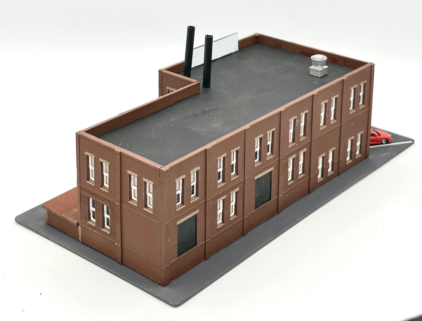Woodland Scenics HO Scale Custom Built/ Painted "Allied Brewery LLC" Factory New Diorama