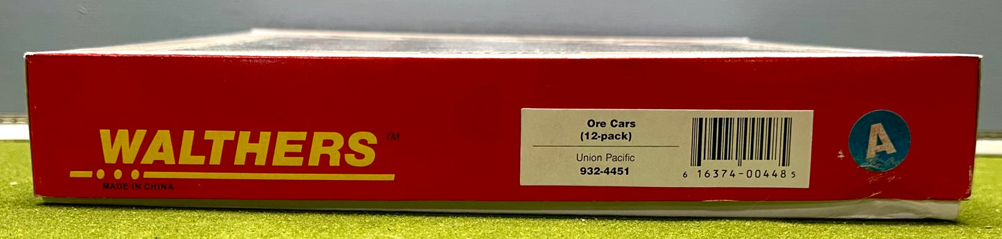 Walthers HO 932-4451 Union Pacific 12 pack Ore Cars Individual road names #