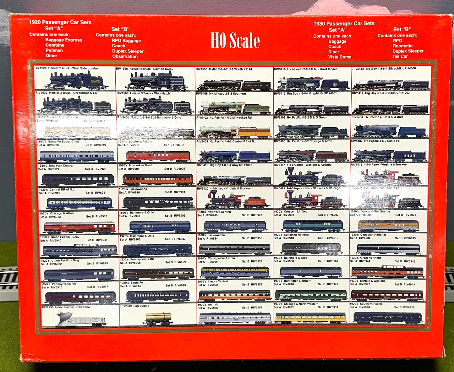 RivaRossi 6890 HO 1920's Union Pacific Passenger 4 car pack
