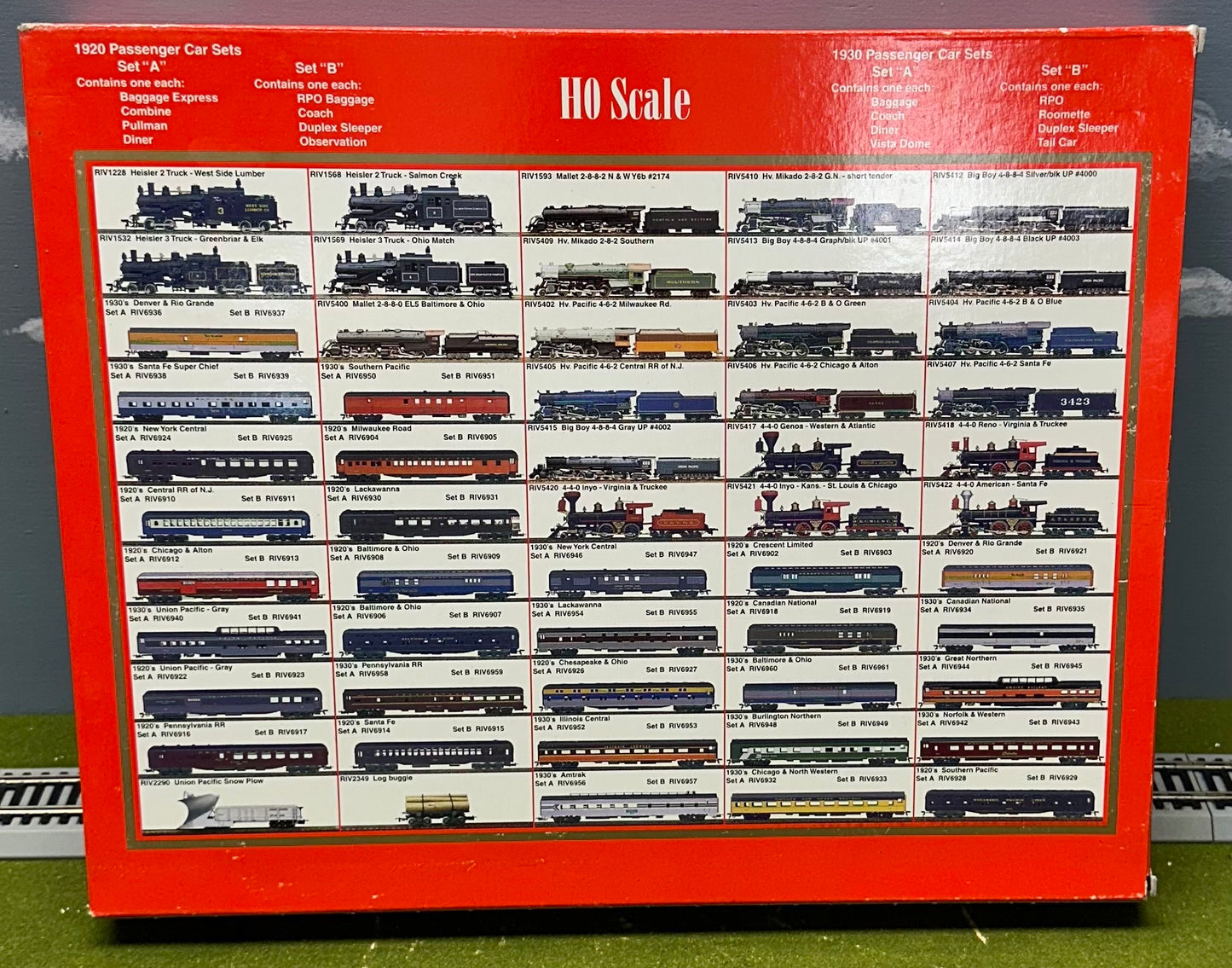 RivaRossi 6891 'B' Set HO 1920's Union Pacific Passenger 4 car pack