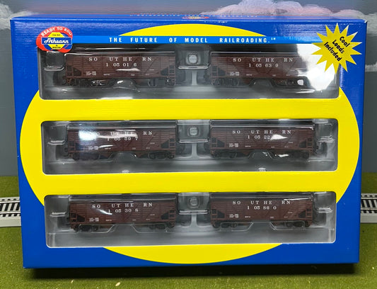 Athearn HO 91178 Southern 34' 2- Bay Hoppers&nbsp; (Comp) 6 Pack