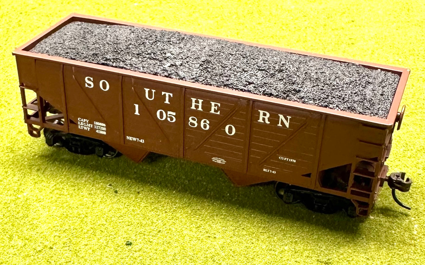 Athearn HO 91178 Southern 34' 2- Bay Hoppers&nbsp; (Comp) 6 Pack