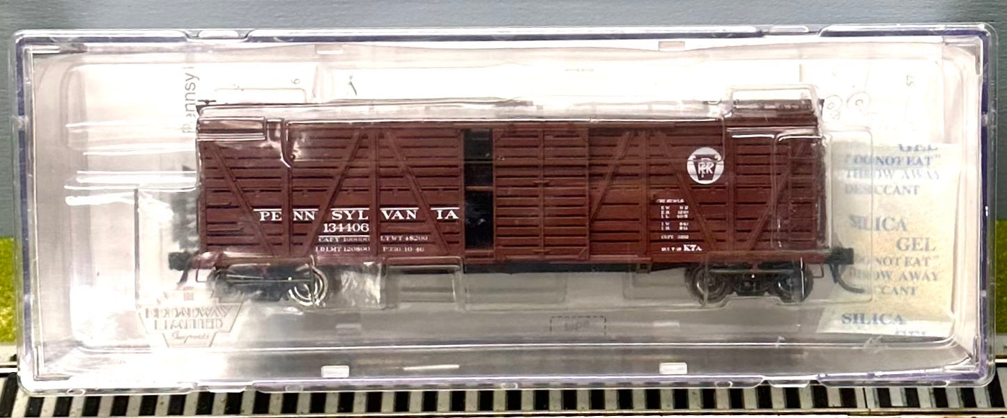 Broadway Limited HO 868 Pennsylvania Stock Cars No Sound 4 pack