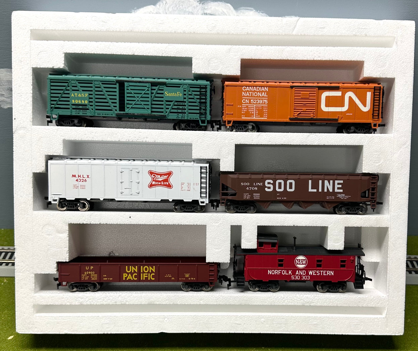 RivaRossi 6991 HO Freight 6 Car Set Box/Gondola/Stock/Hopper/Reefer/Caboose