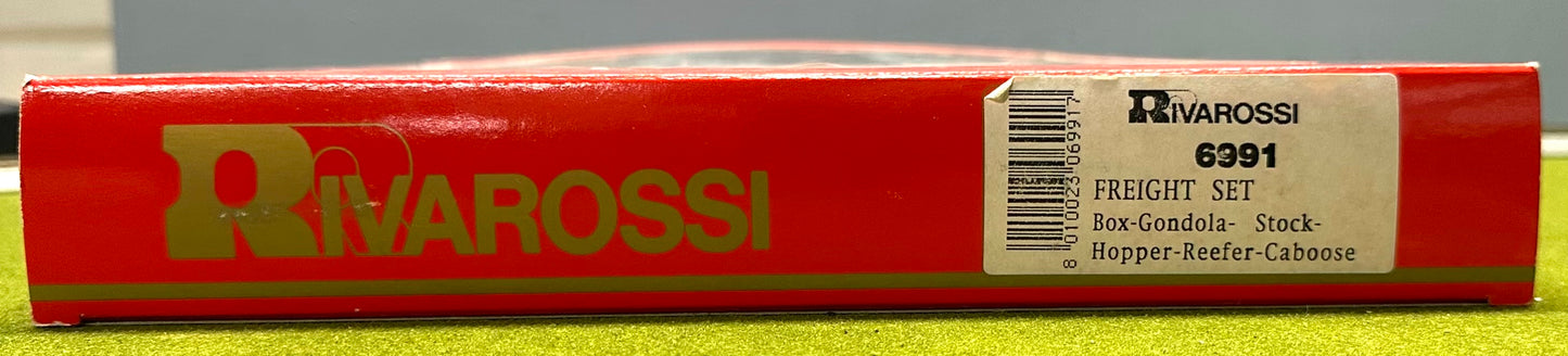 RivaRossi 6991 HO Freight 6 Car Set Box/Gondola/Stock/Hopper/Reefer/Caboose