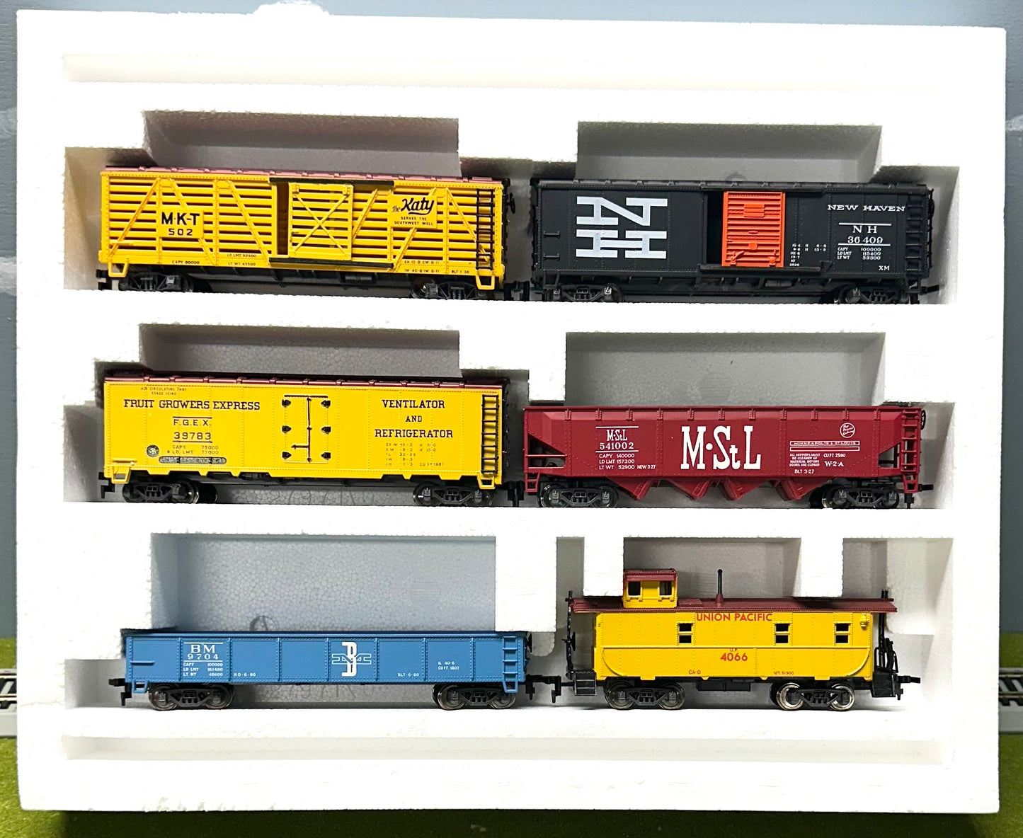 RivaRossi 6992 HO Freight 6 Car Set Box/Gondola/Stock/Hopper/Reefer/Caboose