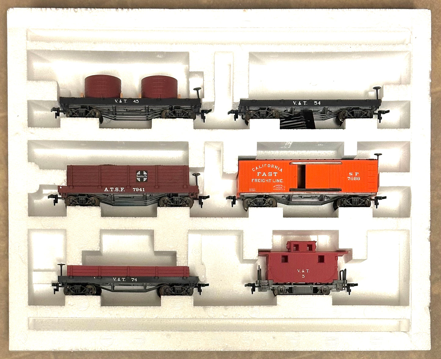 RivaRossi 6990 HO Old Timer Freight 6 Car Set Box/Gondola/Flat/Tank/Coal/Caboose