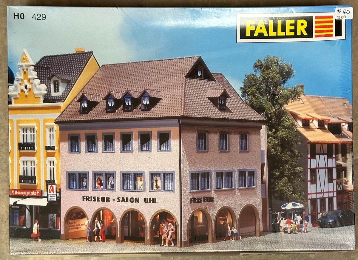 Faller HO Scale 429 Hair Saloon NEW , Unopened Box Factory Sealed