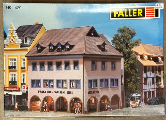 Faller HO Scale 429 Hair Saloon NEW , Unopened Box Factory Sealed
