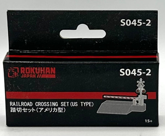 Rokuhan Z Scale SO45-2 Railroad Crossing Set